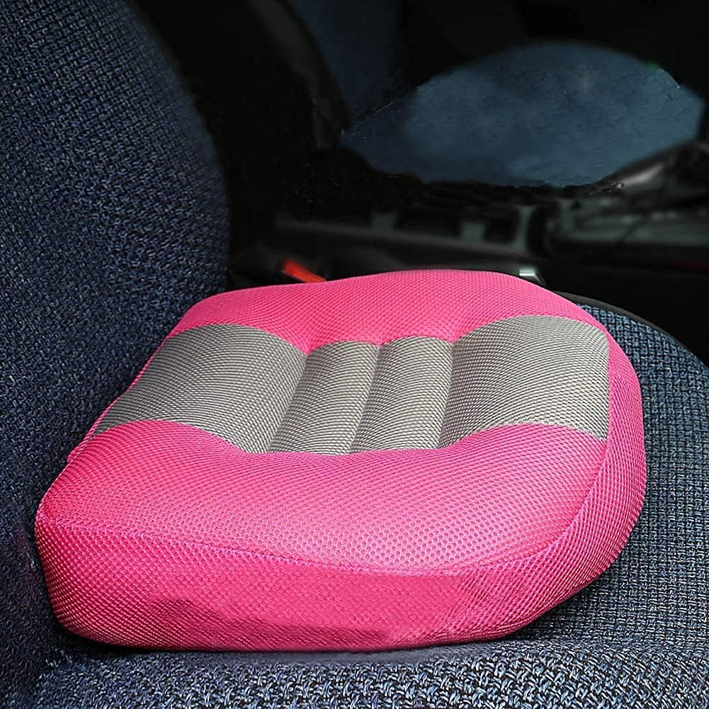 Car Seat Cushion Heightening Height Boost Mat Portable Breathable Mesh Seat Booster Ideal for Car Office Home Used All The Year