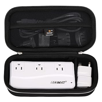 Aproca Hard Travel Storage Case, for Ceptics Travel Voltage Converter 200W Convert 220V Power Plug