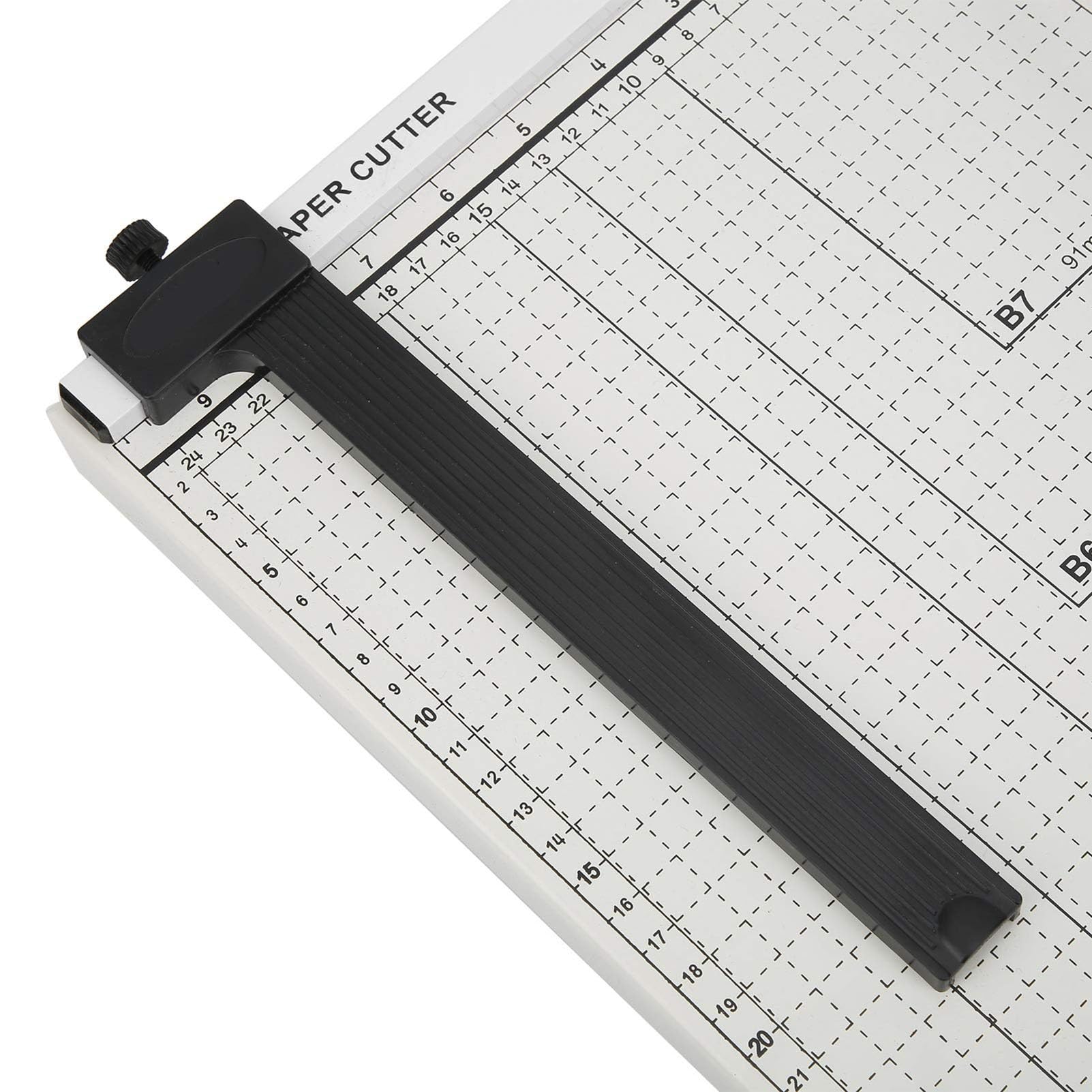Tagliacarte, tagliacarte industriali, con funzioni di Sicurezza Automatiche, Secondo Righello Laterale, Ottimo per cartoncini, Artigianato, Coupon, Etichette e Foto. Tagliacarte per cancelli