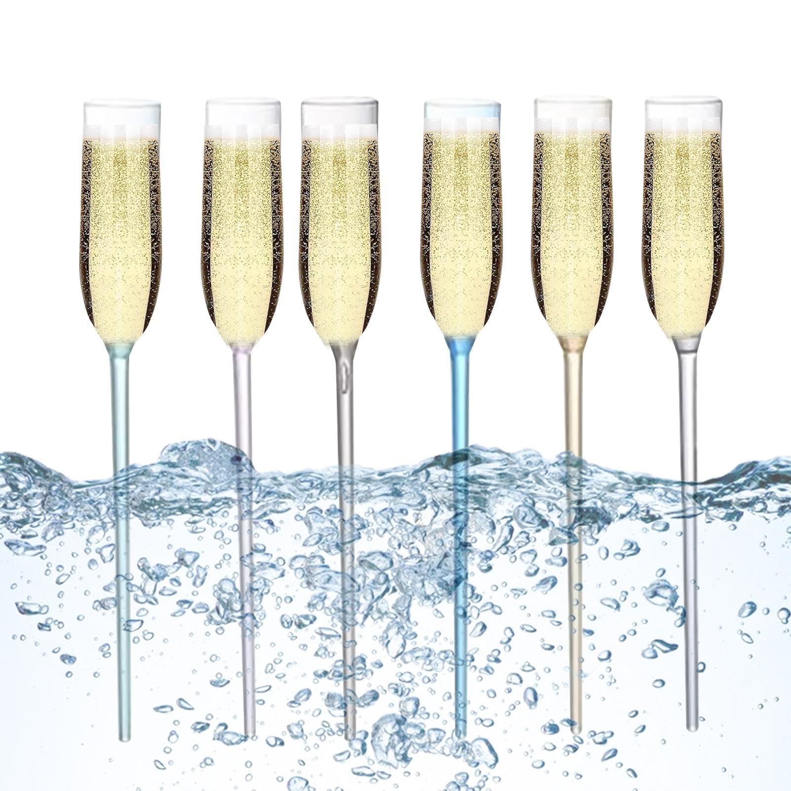 Flûtes à champagne pour toaster en plein air et pique-nique chic