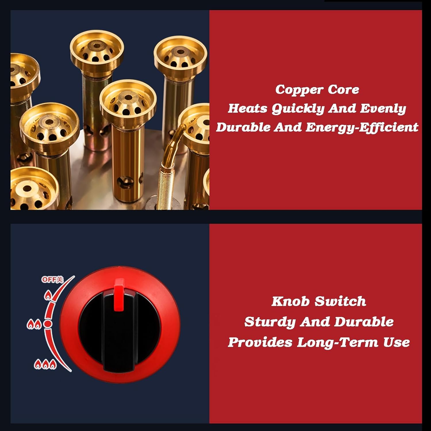 Gas Stove 1 Burner,Commercial 19-cavity High-fire Countertop,10/17KW Cooktop,NG/LPG Source Kit,for Restaurants Hoem(Lpg,19 nozzles)