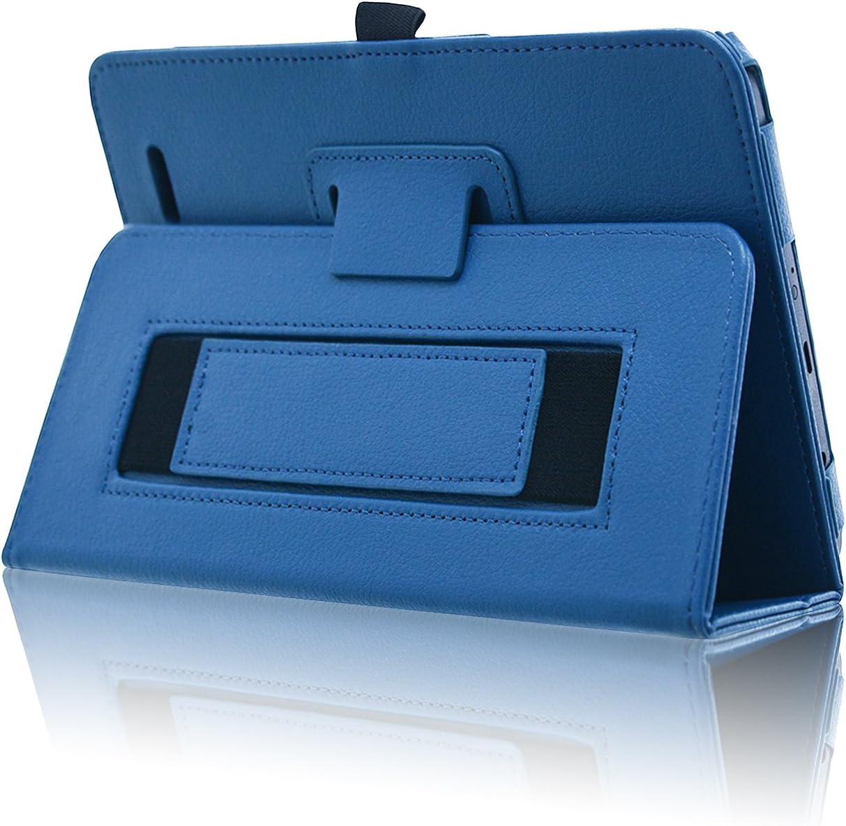 ACdream Alcatel A30 8 Inch Tablet Case, Premium PU Folio Leather Tablet Case for Alcatel A30 8 Inch Tablet (2017 Version), Blue