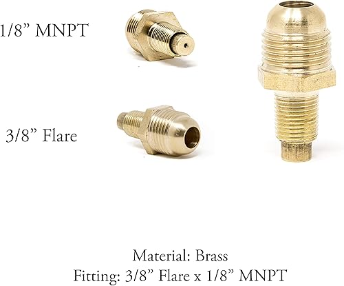 Miniatura 6 de GasOne Regulador de propano 2123+50105 y manguera de 0-30PSI con adaptador de montaje macho, 4 pies
