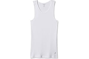 High-Comfort Men's Ribbed Cotton Tank Tops - 4 Pack