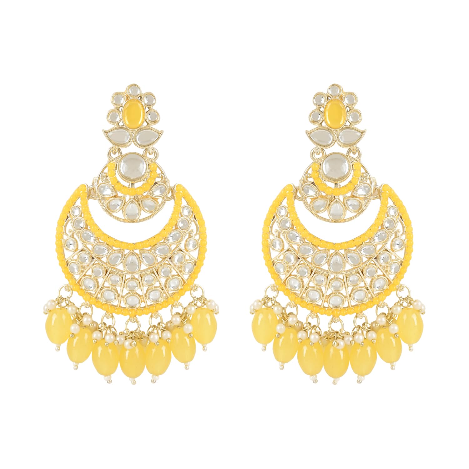 See full amazon price history chart for I Jewels 18K Gold Plated Traditional Handcrafted Pearl Kundan Beaded Chandbali Earrings for Women/Girls (E3027W) I Jewels 18K Gold Plated Traditional Handcrafted Pearl Kundan Beaded Chandbali Earrings for Women/Girls (E3027W) (B0C23QTKRD) Amazon Price History, Amazon Price Tracker