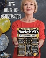 Vista 488 de Lone Star Art 66ª Reunión de Graduados (Sesenta y seis) Decoración en Oro - Recordando El Año - Clase de 1959 - Póster Sin Marco de 11x14 - Globos