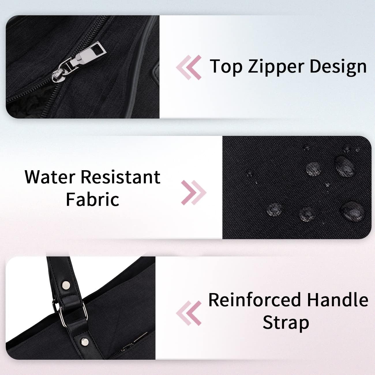 Laptop Tote Bag for Women, 15.6 Inch Computer Shoulder Bag Teacher Work Bag Travel Purse with Small Pouch VONXURY - Image 5