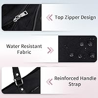 Vista 5 de VONXURY - Bolsa de mano para laptop para mujer, bolsa de hombro para computadora de 15.6 pulgadas, bolsa de trabajo para profesores, bolsa de viaje