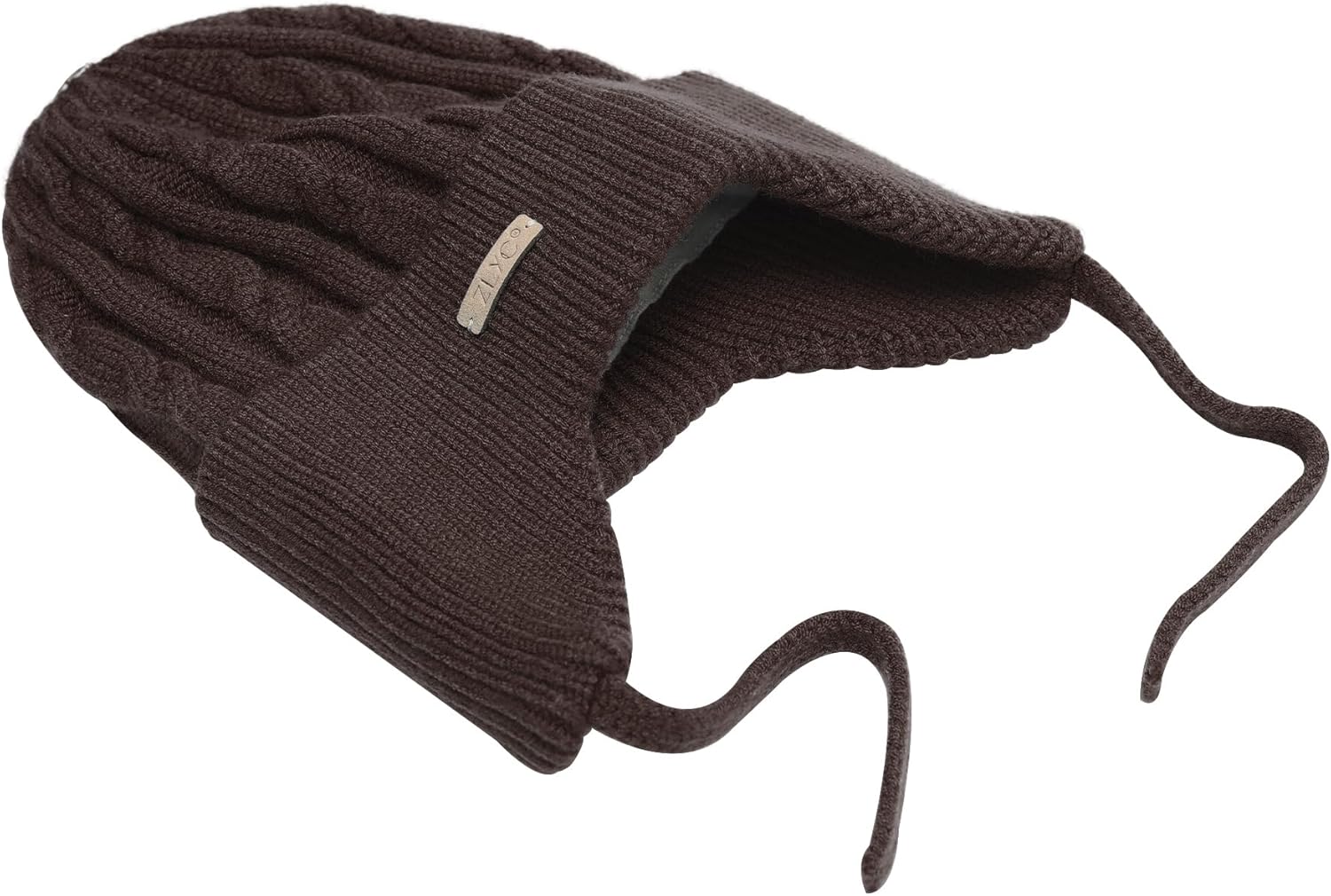 ZLYC Kids Girls Boys Winter Hats Cotton Lined Pom Pom Beanie Earflap Knitted Cap - Image 6