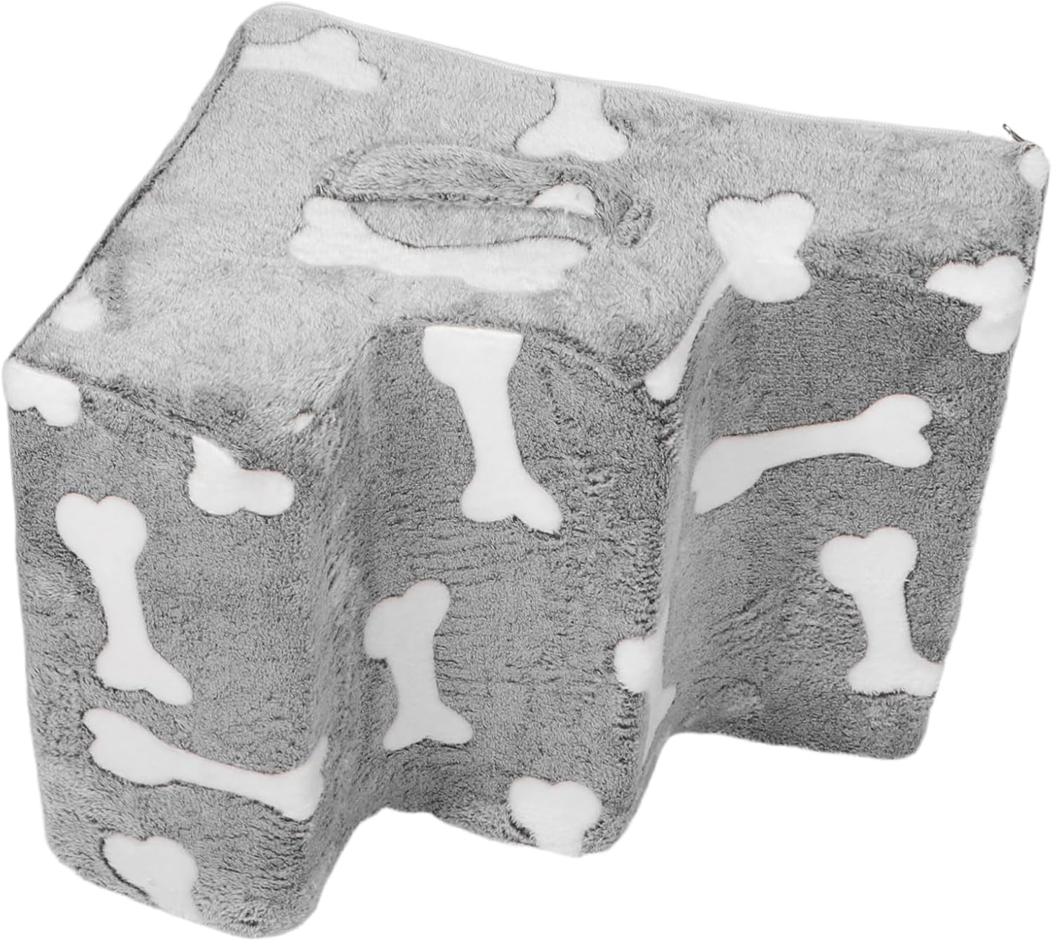 HEMOTON Puppy Ladder Non- Pet Steps for Indoor Use Stable Three-Step Climbing Stool for Dogs and Cats Lightweight Detachable Design for High Beds and