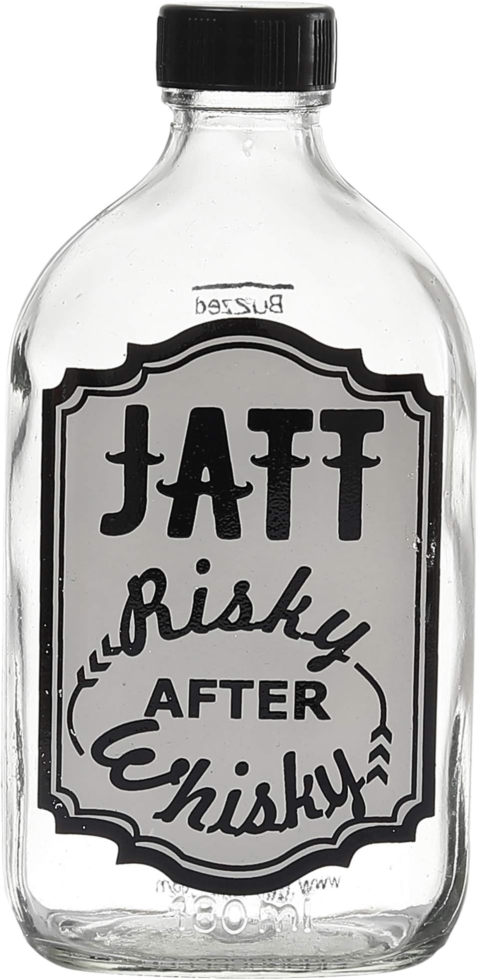 EK DO DHAI Jatt Riskey Pauaa Quarter Bottle 180 ml | Perfect for Storage Whisky + Tequila + Rum + Gin | Gift for Men | 180 Ml | Pack of 1 |