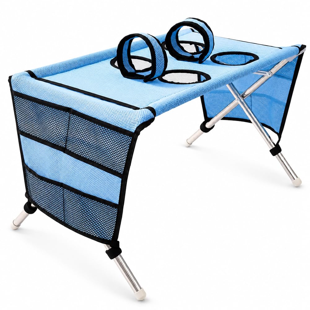 Pet Grooming Stand, Foldable Pet Bathing Stand, Dog Grooming Hammock Stand