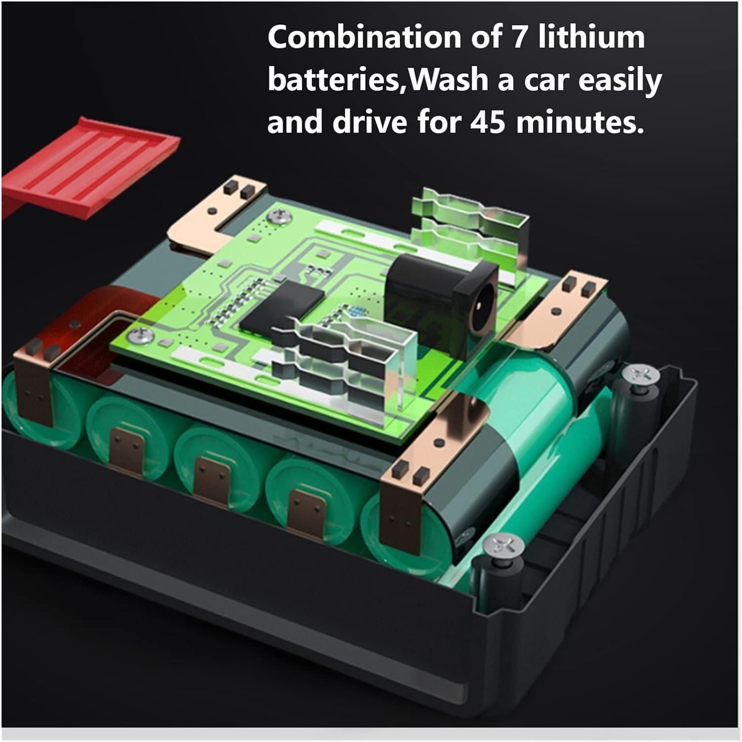 Gaidoh高圧洗浄ガン、交換延長ロッド、7つのノズル先端 高圧