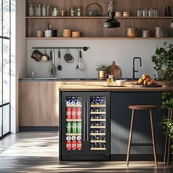 ▼ toLA✯24 Amazon.com: Tylza 24 Inch Wine and Beverage Refrigerator