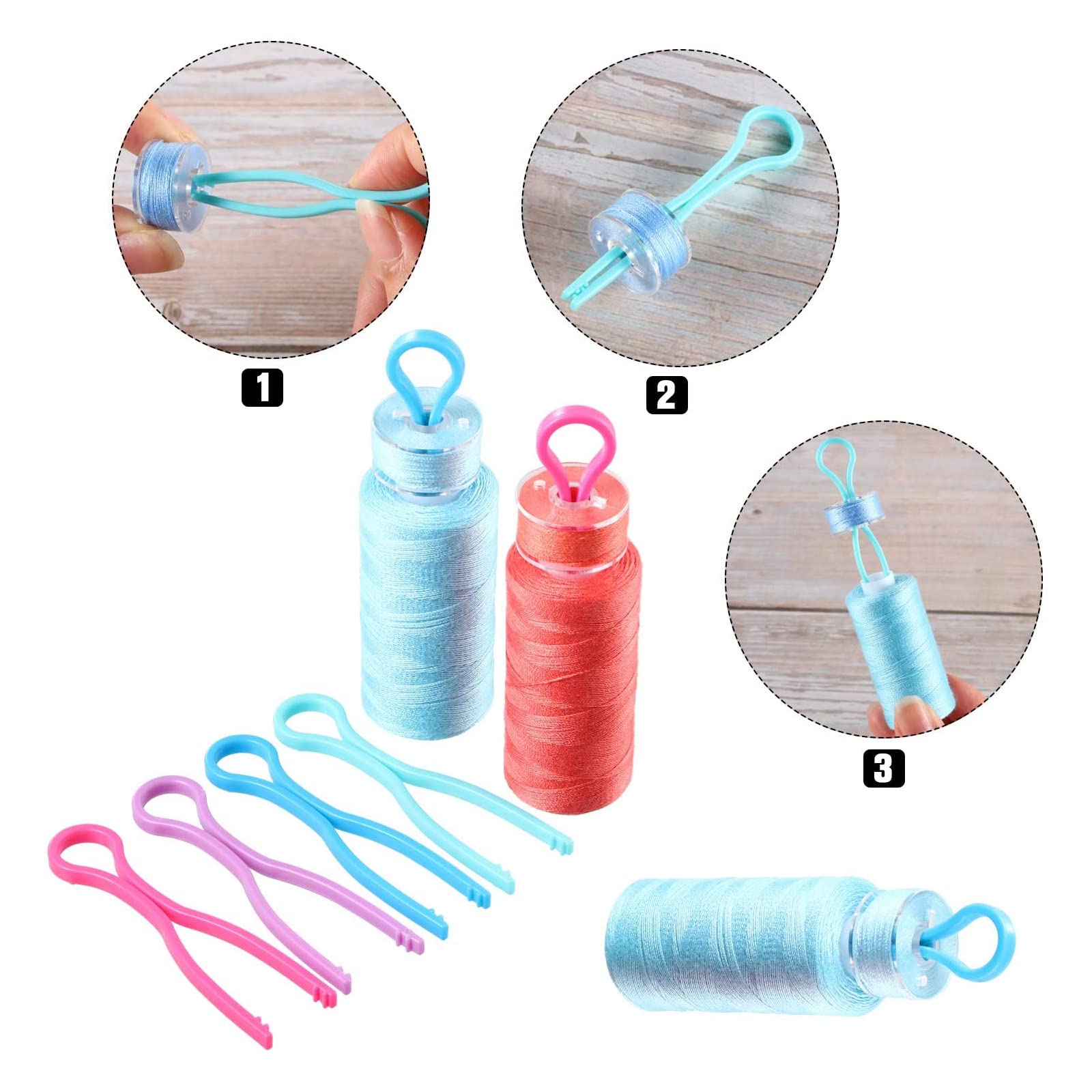 Lot de 12 Porte-canettes pour bobines de fils en plastique - Milward(...) - Marron - Autres Jeux Lot de 12 Porte-canettes pour bobines de fils en plastique - Milward(...) - Marron - Autres Jeux