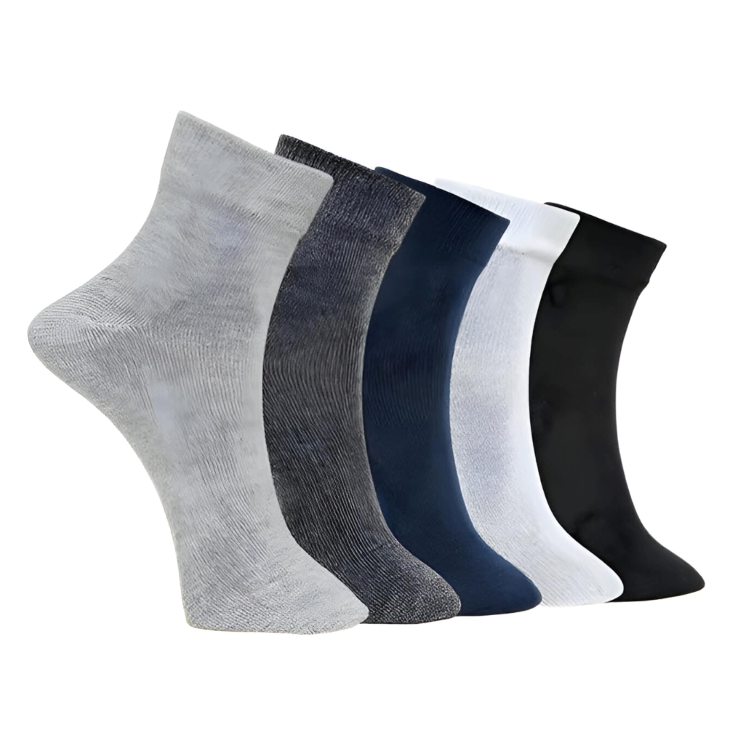 Unisex Ankle Length Socks | Lightweight & Comfortable Socks for Men and Women | PACK OF 5