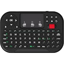 Mini Keyboard with Dual-mode 2.4G/Bluetooth Wireless Keyboard, Ultra-Slim and Portable,Air Mouse Gestures,RGB Backlit,Compatible with Smart TVs/PCs/Tablets/Phones iOS/Android/Win/Mac White