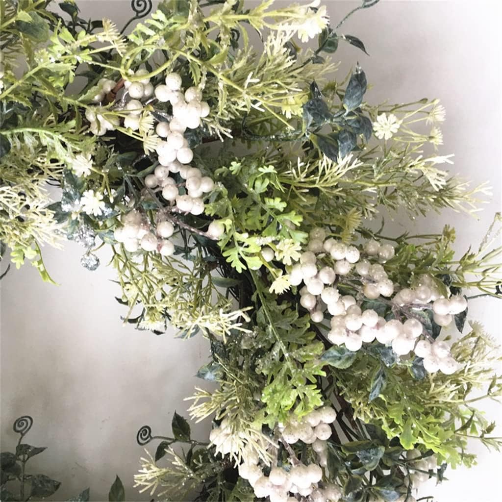 Christmas Wreath Ginkgo Wreath American Door Decoration Simulation Wreath