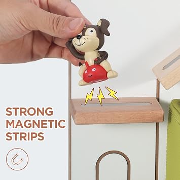 Givilio Tonie Shelf for Toniebox - Toniebox Storage for All Your Tonie Accessories toniebox Characters and toniebox Figures, Toniebox Organizer, Tonie Shelf(Grey)