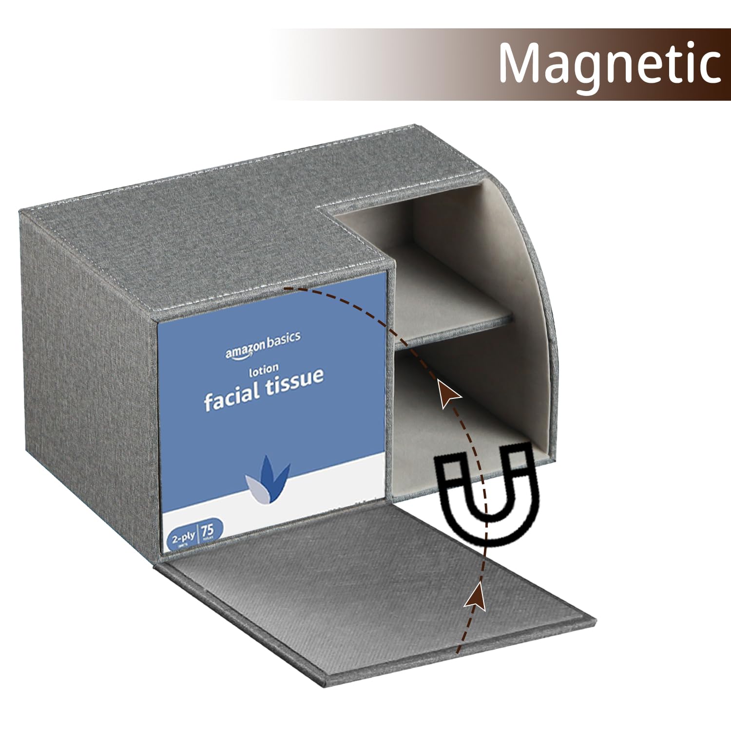 BLIENCE Support De Télécommande Rotative En PU Cuir, Organiseurs Multimédia Avec 9 Compartiments,Multifonctionnel Organisateur De Bureau TV Boîte De Rangement Pour Télécommandes, Lunettes, Crayons