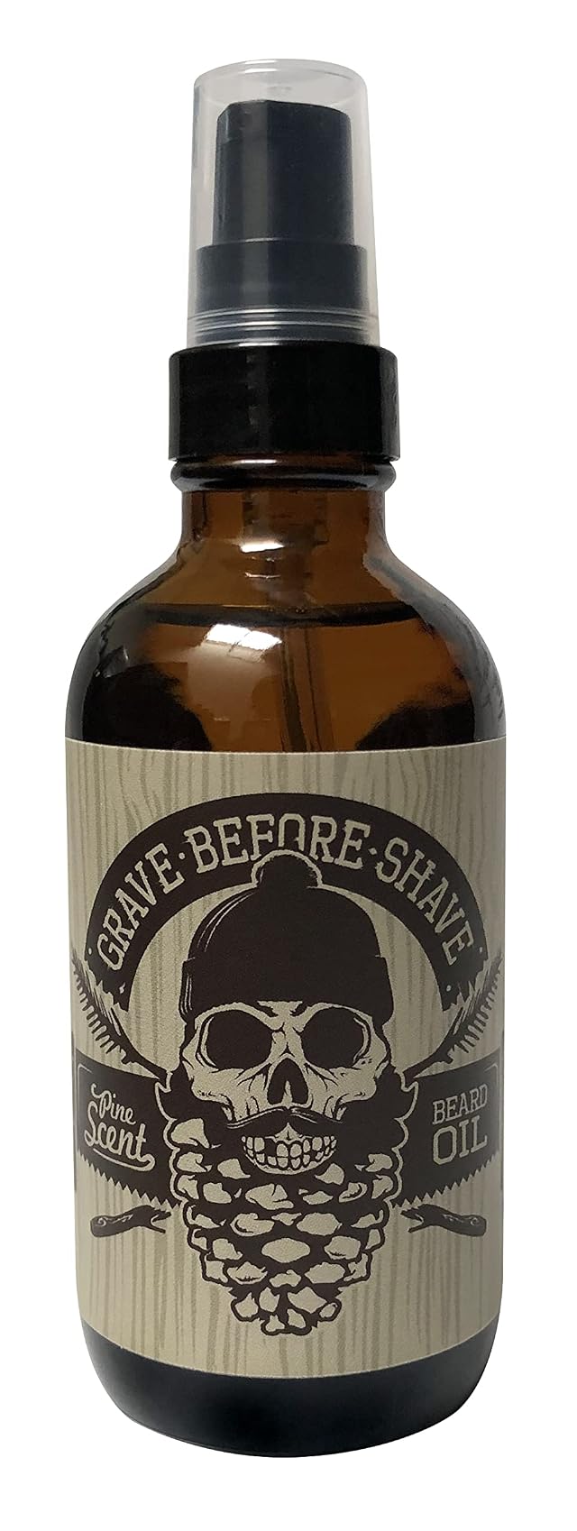 Grave Before Shave Pine Cedar Wood Beard Oil 4oz BIG BOTTLE
