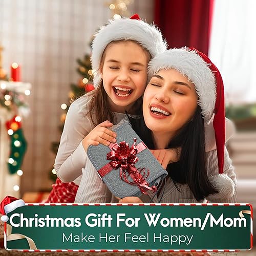 Miniatura 24 de Coquimbo Kit de costura de regalo de Navidad para mujeres, abuela, mamá, adultos, niños, principiantes, viajeros, emergencias, suministros de Negro