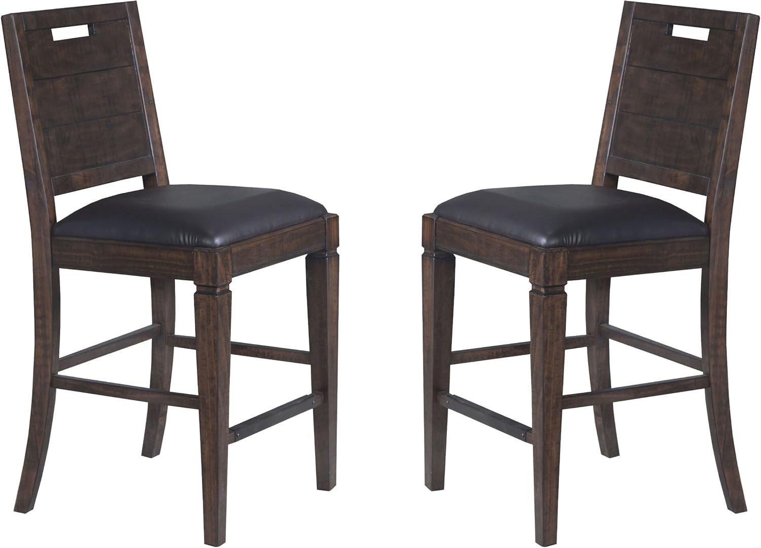 Magnussen Pine Hill Rustic Pine Upholstered Counter Chair