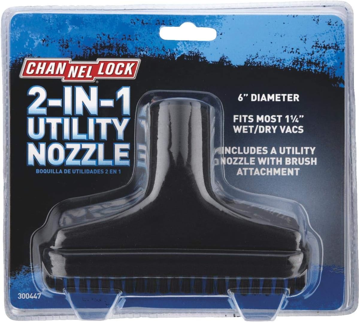 Channellock V1UB.CL - 2-in-1 Vacuum Utility Nozzle - Shop Wet Dry Vacuum Attachment