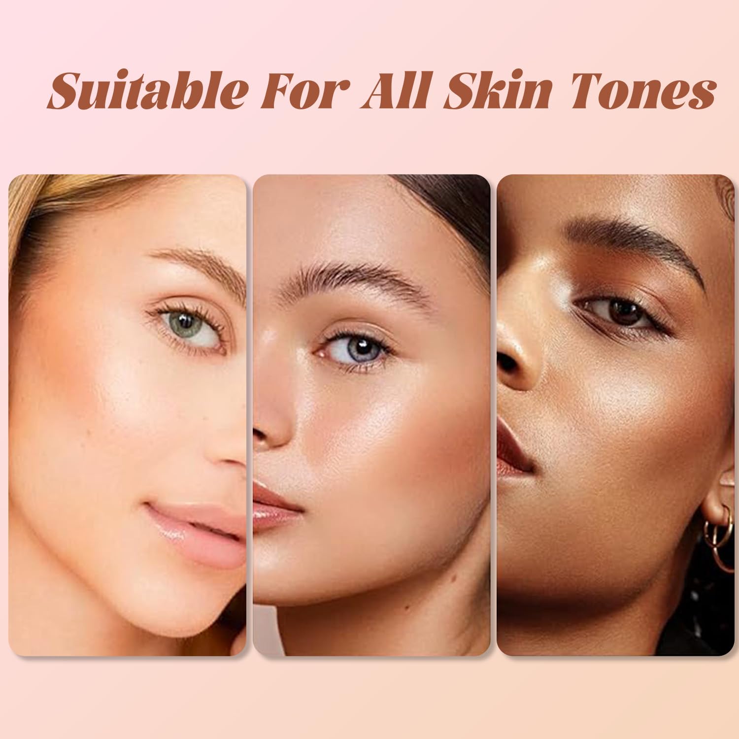 3-in-1 Bronzer, Blush & Contour Stick, Multi-Use Cream Makeup Stick for Cheeks Lips & Eyes, Long-Lasting, Smooth & Blendable - Image 2