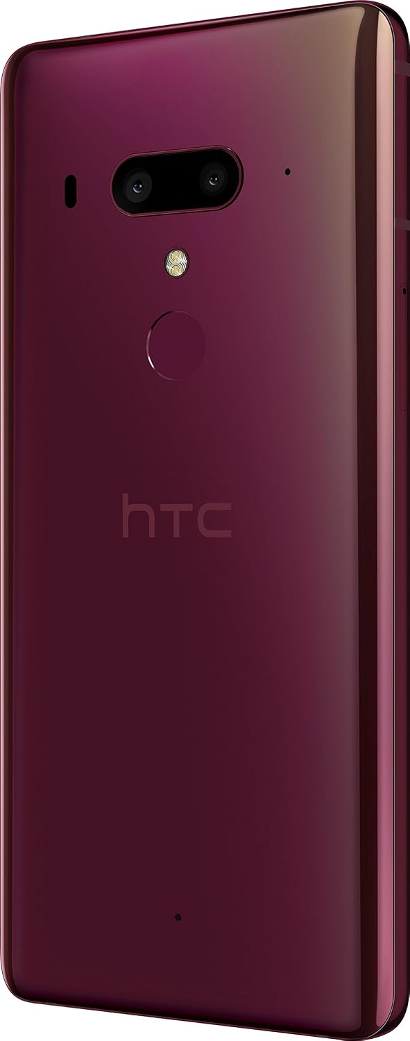 HTC U12+ Plus Dual-SIM 64GB (GSM Only, No CDMA) Android Factory Unlocked 4G/LTE Smartphone - International Version (Flame Red)
