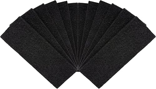 12 filtros de carbón, filtros de carbono de repuesto para arena de gatos para mantener el hogar fresco y absorber olores desagradables, control