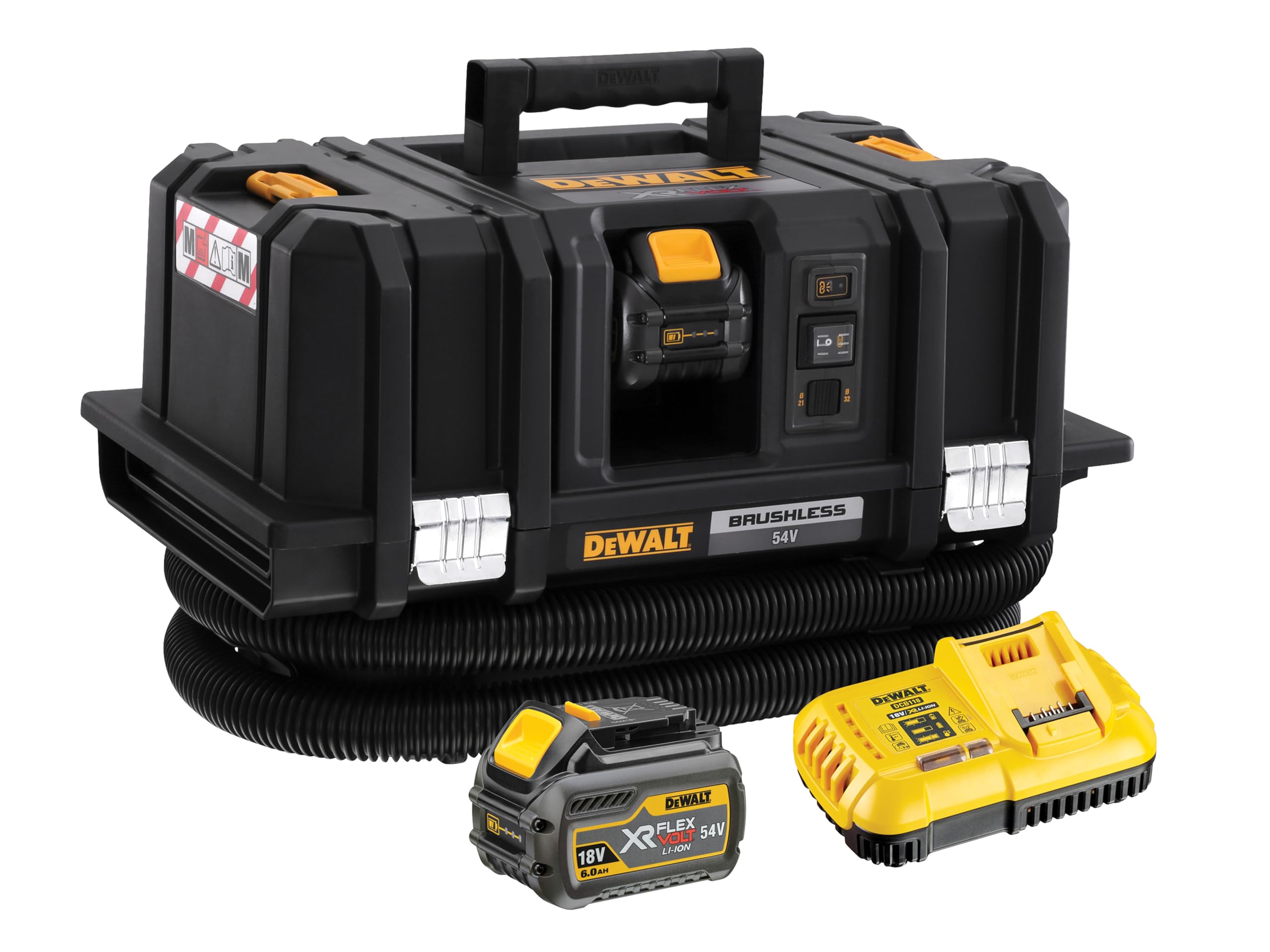 DEWALT DCV586MT2 FlexVolt XR Dust Extractor 54V 2 x 2.0Ah Li-ion