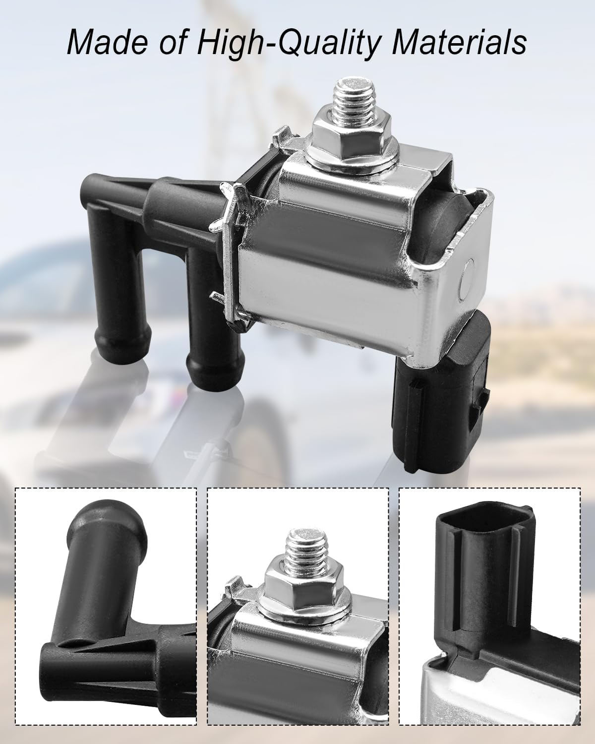 16102AA490 Vapor Canister Purge Valve Solenoid Compatible with Subaru Impreza Forester Legacy Outback 2005-2008 2.5L Engine Replace 16102-AA490 K5T48478 16102-AA400