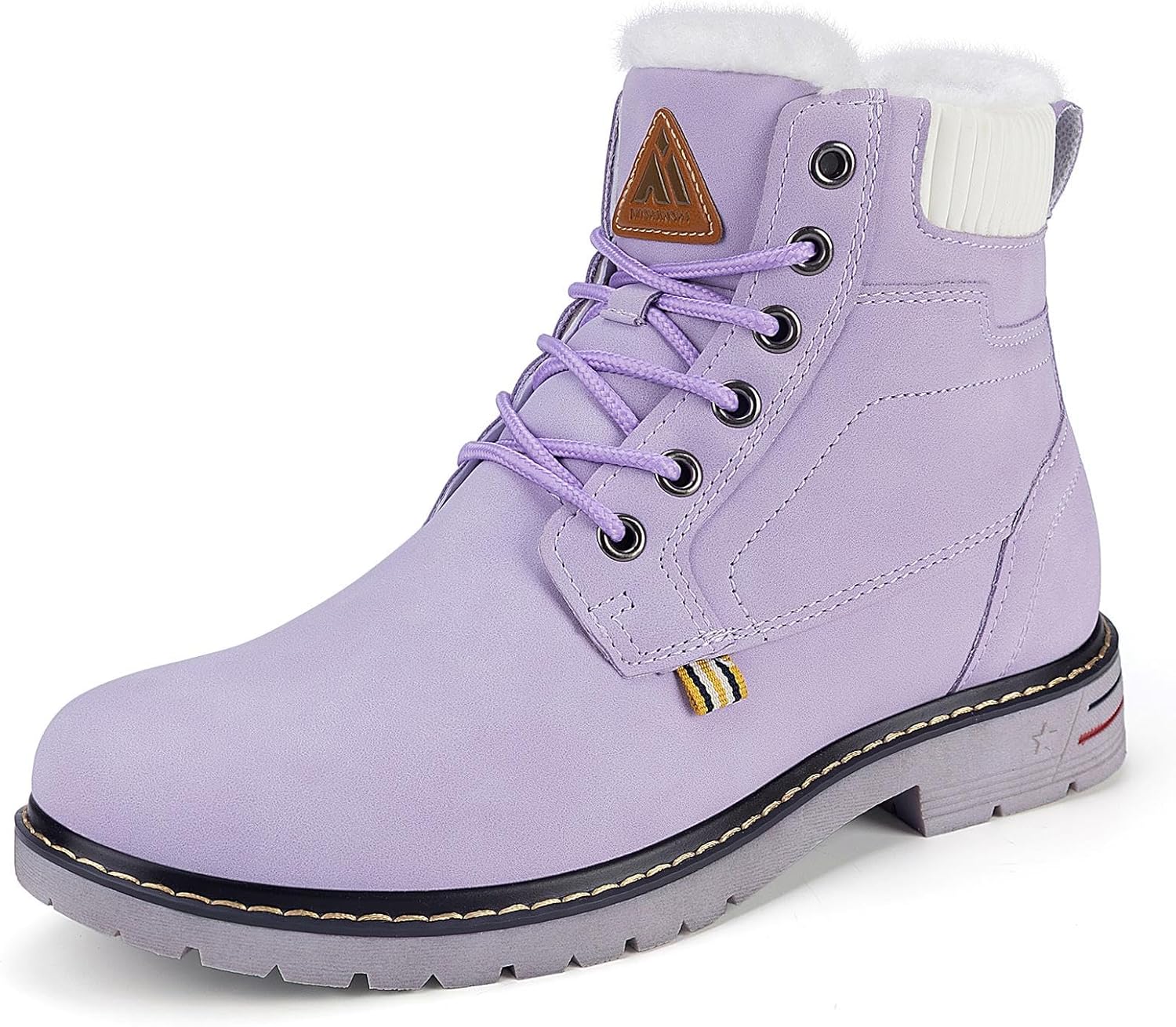 Mishansha Snow Boots for Women – Waterproof Winter Hiking Boots with Warm Fur Lining, Anti-Slip Sole, Insulated Outdoor Cold Weather Booties