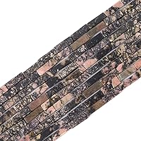 Vista 16 de Cuentas de tubo de turquesa africana natural Cilindro 2x4mm 38cm/hebra Cuentas de piedra para hacer joyas