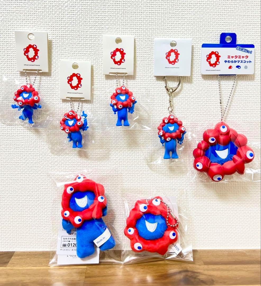 ミャクミャク キーホルダー 7点セット EXPO 2025 大阪 関西 万博 EXPO 2025 ミャクミャク 7点セット キーホルダー 大阪 関西 万博