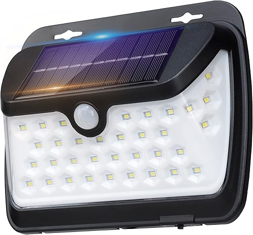 Miniatura 1 de NEIKO Luz solar con sensor de movimiento 40497A - Gran angular, impermeable, luz de seguridad para exteriores