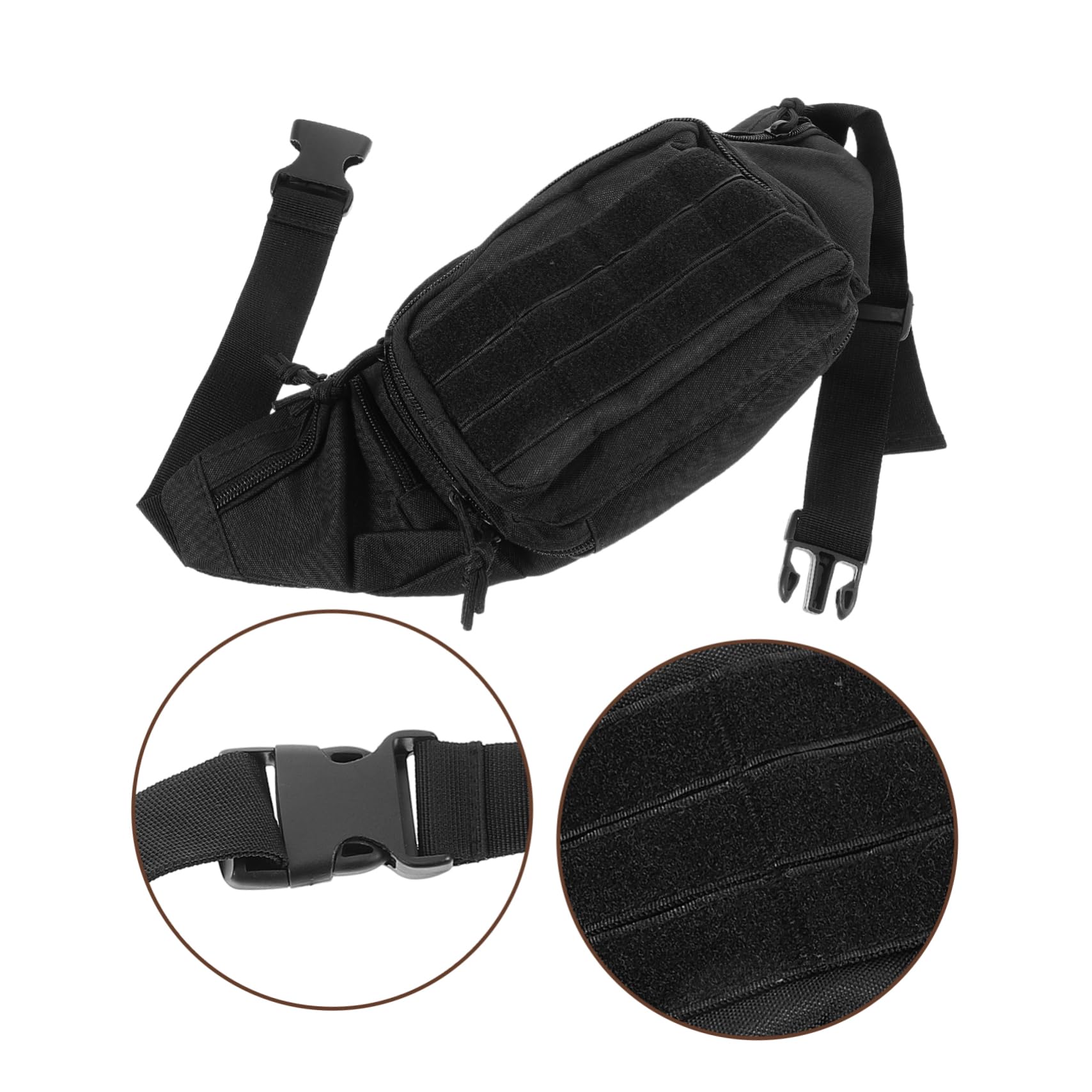 Mipcase Riñonera para Hombre Riñonera para Correr Bolso para Hombre Versátil y Cómodo para Deportes y Actividades Al Aire Oxford Duradera Diseño Clásico