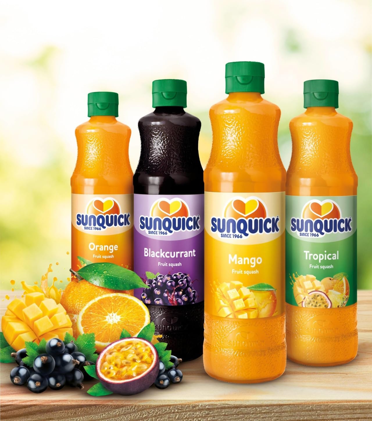 Sunquick Real Fruit Concentrate Variety Pack of 4 | Vitamin C rich drinks for refreshing | Mix Up Refreshment today | Pick N Mix Choose Your Favorite Flavors (Multiple Flavors Available) by Serendib