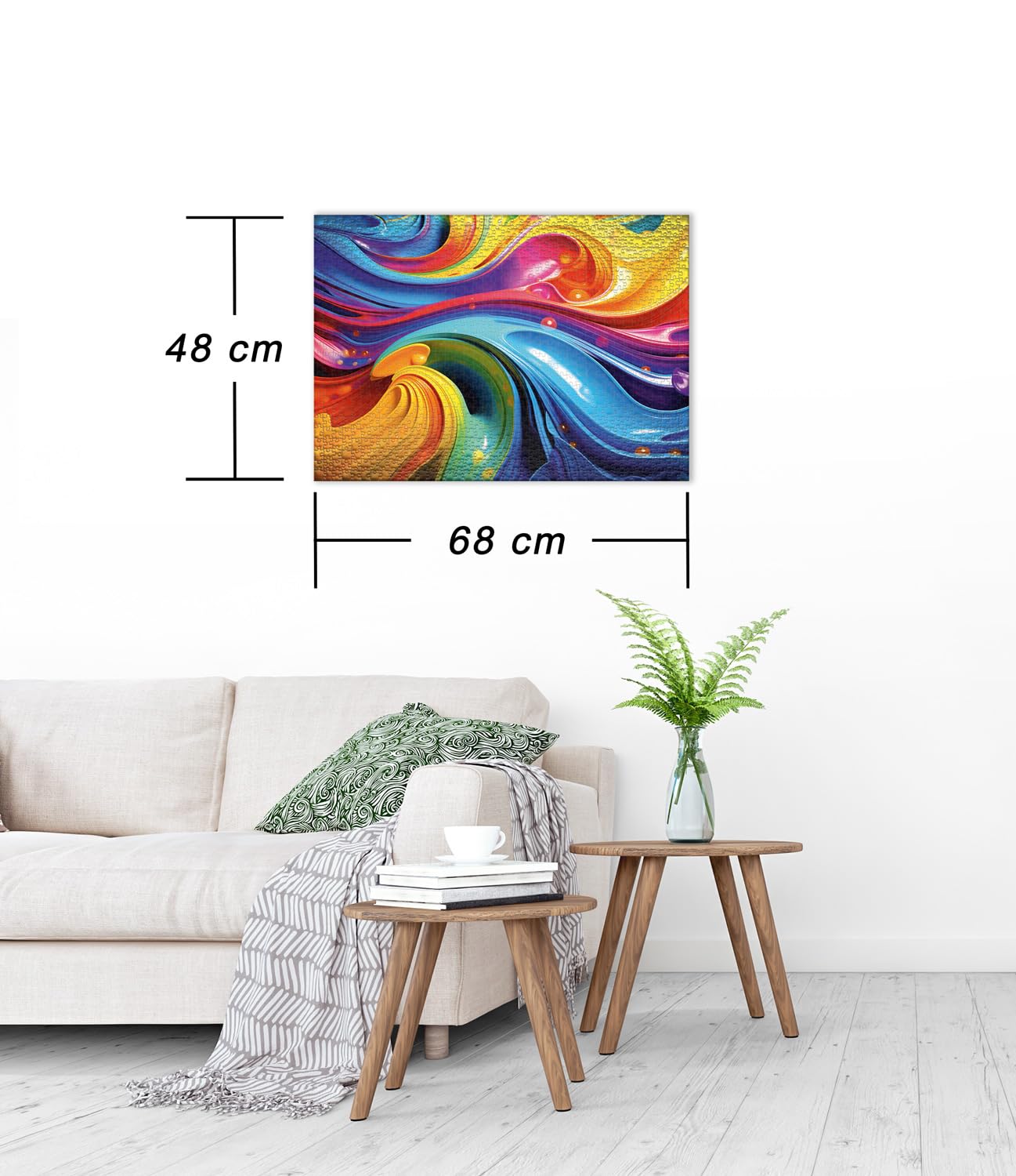 Ulmer Puzzleschmiede, 1000 piece jigsaw puzzle ‘Rainbow Water’ - Image 3