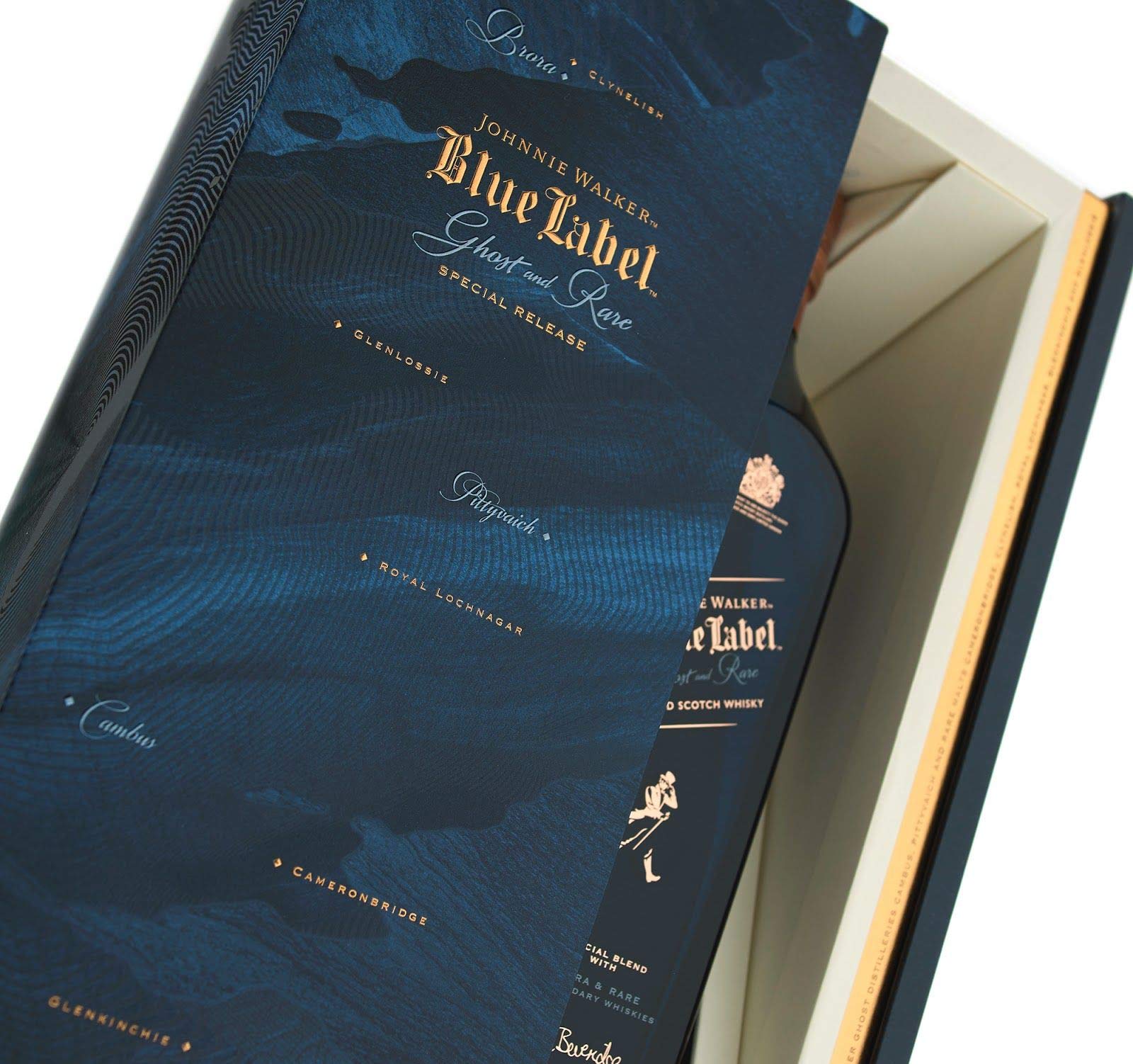 古酒　ジョニーウォーカー　ゴーストアンドレア第一弾　ブローラ ジョニーウォーカー ブルー 「ゴースト&レア」 ブローラ