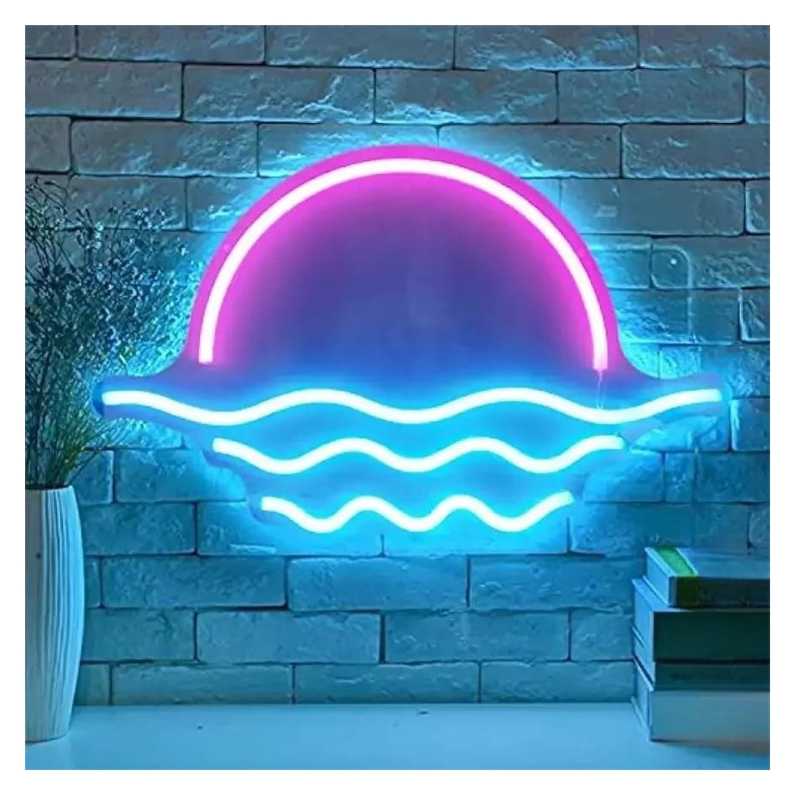 Luce al neon Per Alba Tramonto per Insegna al per Neon per Alimentazione per USB Dimmerabile