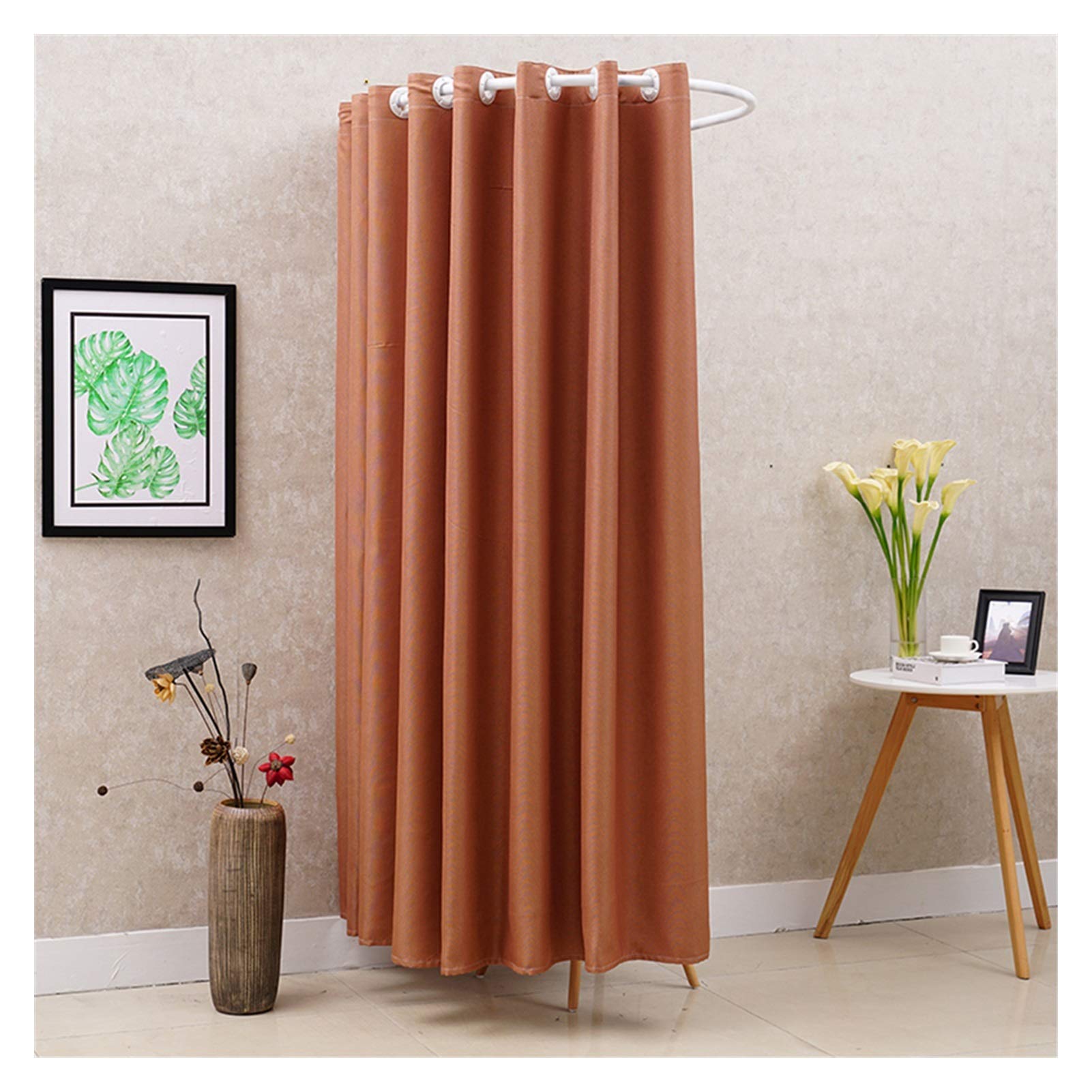 Poteau en Forme de U pour vestiaire portable et tente d'essayage orange