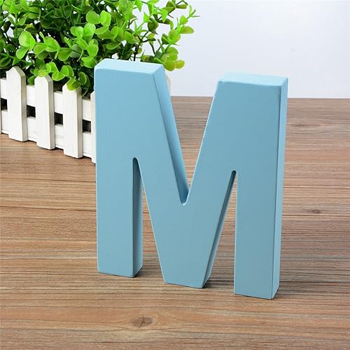 Letras decorativas de madera A-Z para colgar en la pared 26 letras alfabeto de madera para niños bebés niñas dormitorio boda brithday fiesta