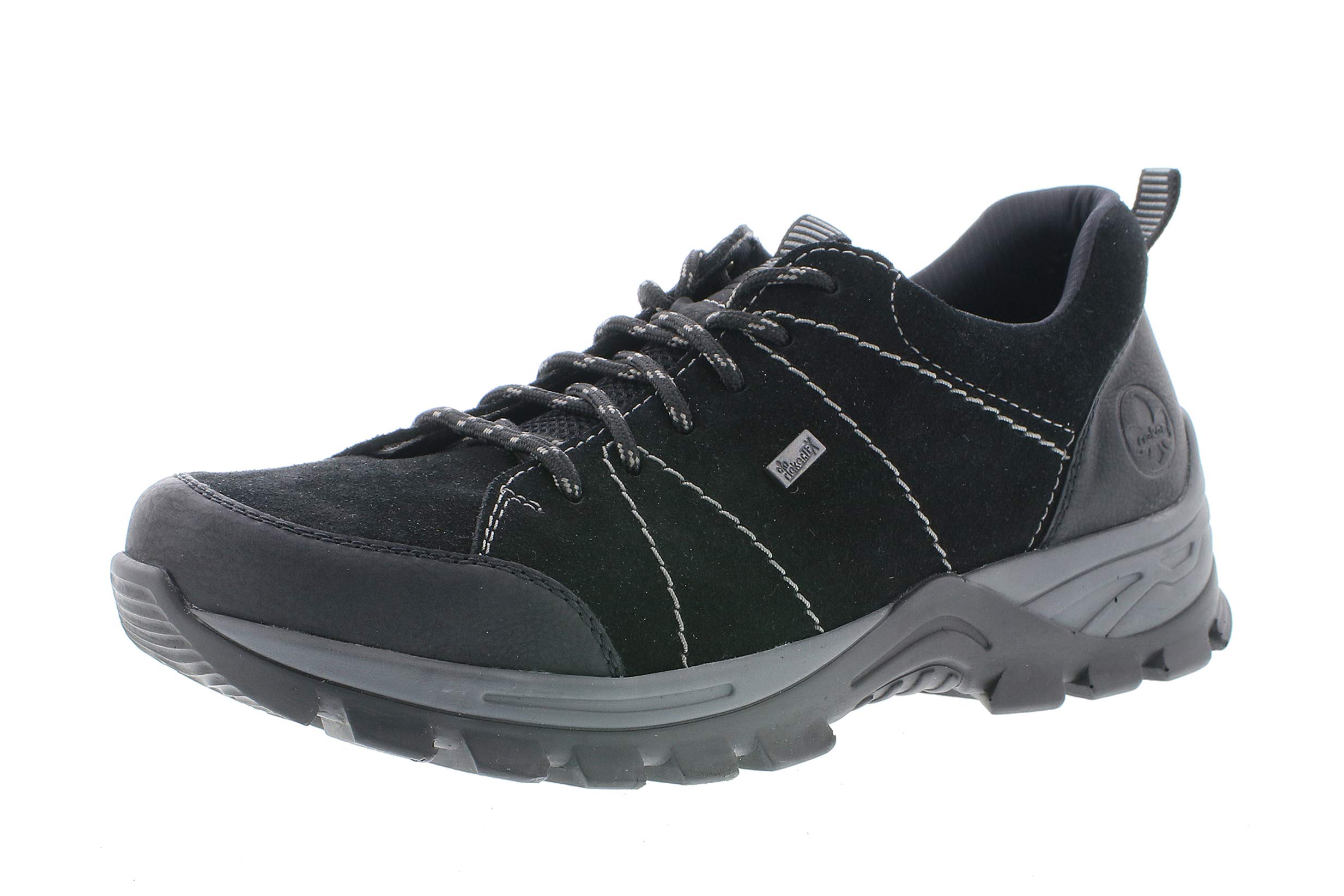 Rieker Hombre Zapatos con Cordones, de Caballero Zapatos Deportivos,Calzado,Calzado de Exterior,Deportivo,Ocio,riekerTEX,Schwarz,41 EU / 7.5 UK
