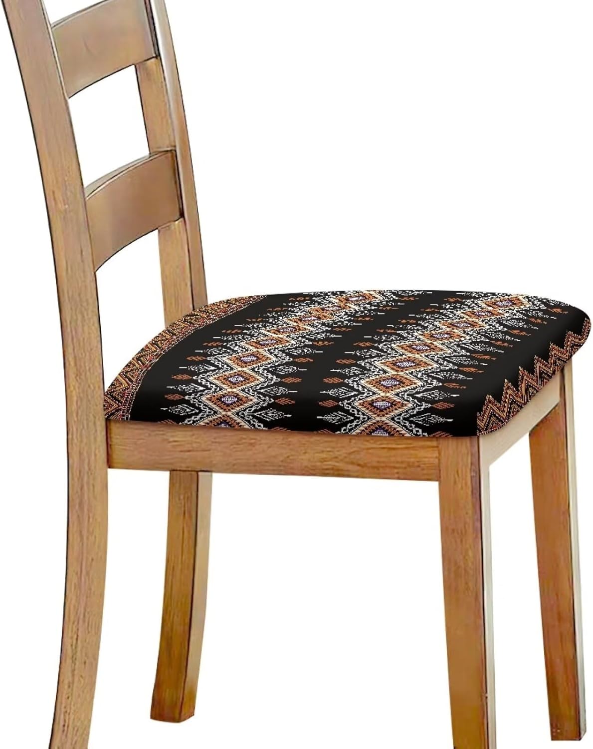 Aztec Dining Chair Seat Cushion Cover Stylish Seat Cushion Dust Cover for Office Meeting Chair Anti-Scratch Chair Seat Protective Covers Easy Install