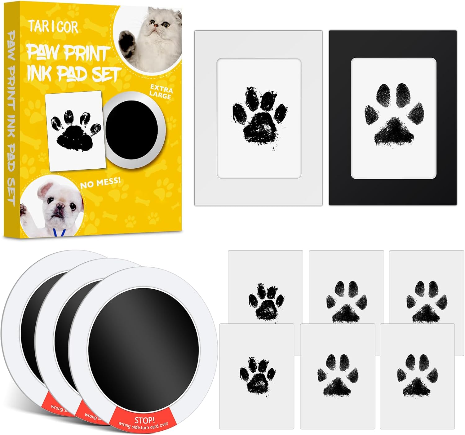Taricor Pet Paw Print Kit, Baby Hand and Footprint Kit, Paw Print Kit