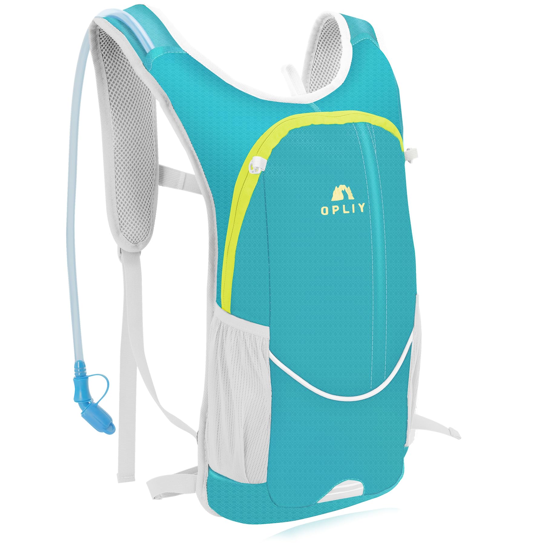 Hydration Backpack with 2L Bladder – Durable Lightweight Water Pack for Running, Hiking, Biking – Fits Men, Women, Youth