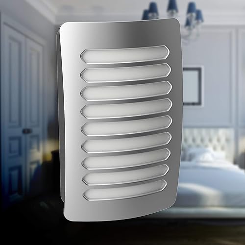 Miniatura 2 de Westek NL-DPLV-N Louver Decoplug - Luz nocturna, níquel satinado