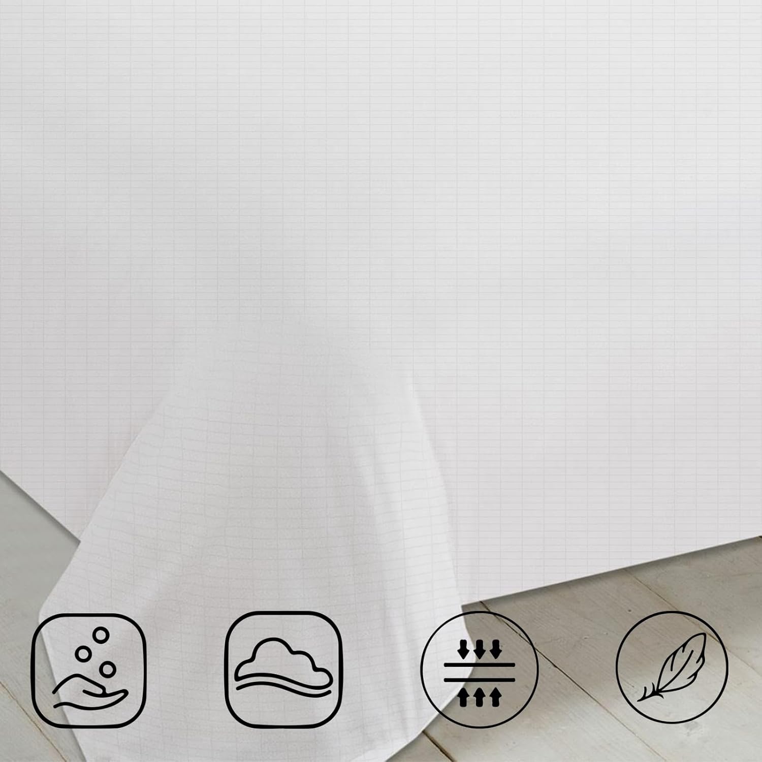 Grounding Sheet, 35x90 Inch Grounding Bed Sheet with 15ft Cord, Earth Connected Grounded Sheet for Better Sleep & Stress Relief